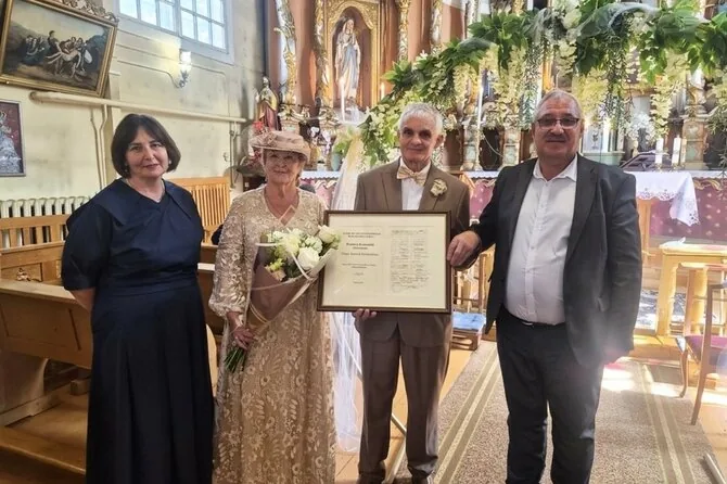 Personal album photo/Birutė and Romualdas celebrated their golden wedding anniversary