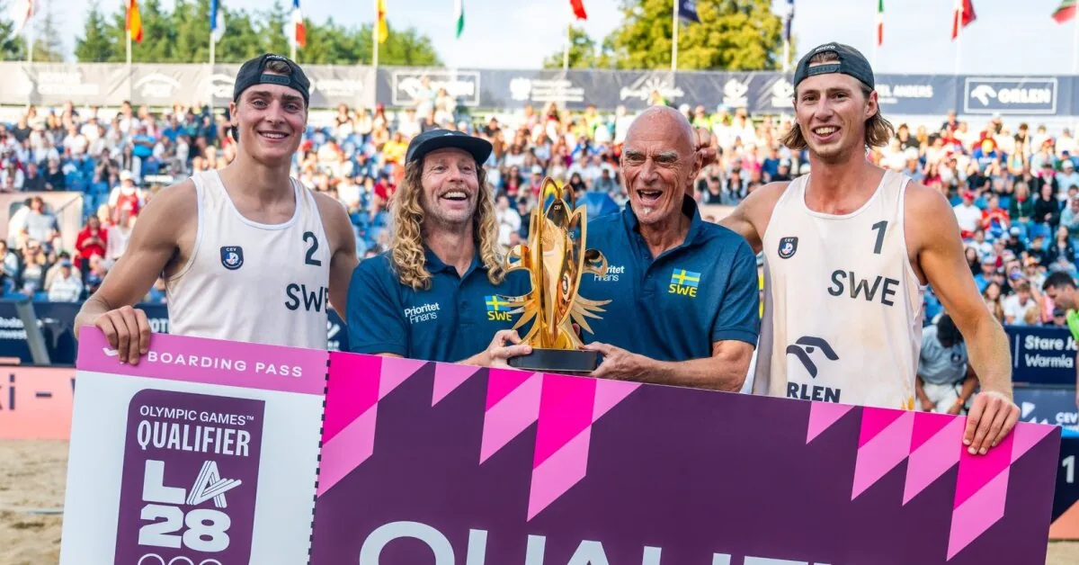 Championship titles and tickets to Los Angeles – for Dutch and Swedish beach volleyball players