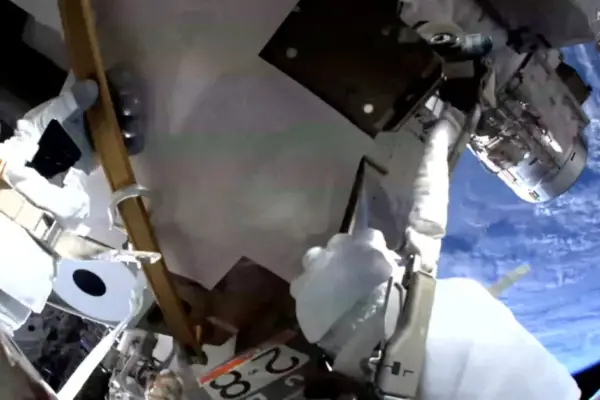 On the International Space Station – the first spacewalk by a French astronaut