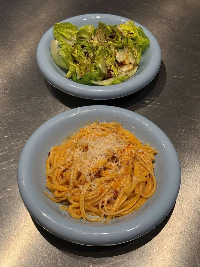 V. M. Murėnaitės nuotr./Pasta su nduja dešra ir porais