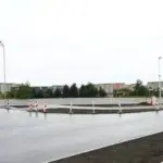 Next to the intersection – an unusual square, the first of its kind in the city