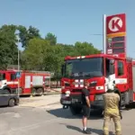 Gas leak occurred at Varėna "Circle K" gas station