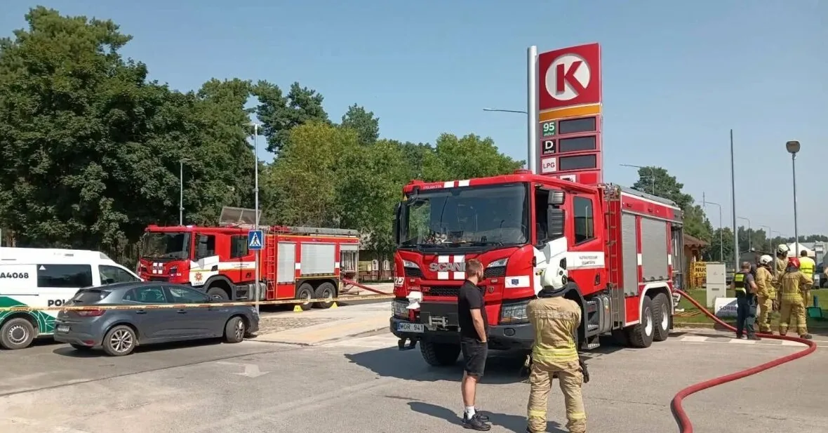 Gas leak occurred at Varėna "Circle K" gas station