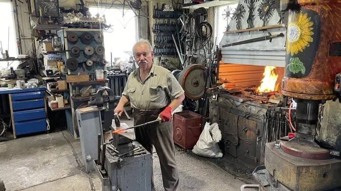 Photo by Živilė Čepaitė / Blacksmith Vladas Kuzinas