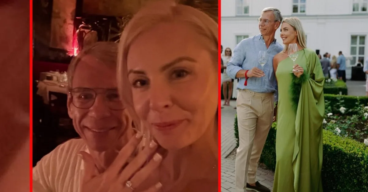 Famous lawyer Andrius Pranckevičius proposed to champagne sommelier Greta Milere, who is 19 years younger