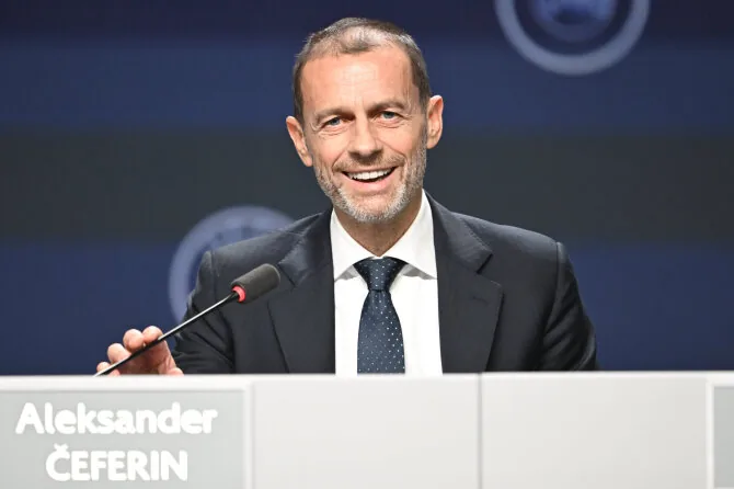 UEFA president Aleksander Čeferin / Nico Vereecken / ZUMAPRESS.com