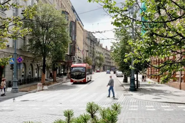 Remontuos centrinę Vilniaus gatvę: kiek laiko užtruks darbai?