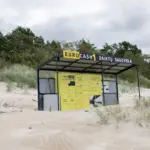 You wouldn't expect to see this on Palanga beach: this is what it's for