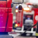 A residential house is burning in Kaunas – five fire trucks are extinguishing the flames