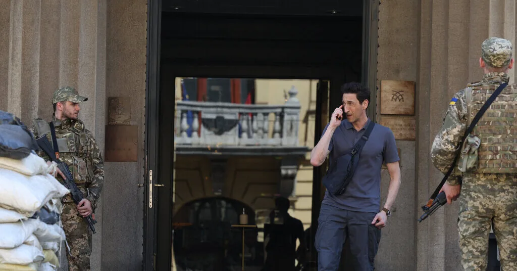 Adrien Brody and Sean Penn began filming a thriller about sabotage against Nord Stream