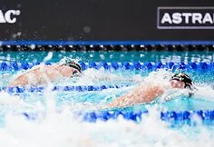 Lithuanian men's swimming 4x200m freestyle relay. Tomas Lukminas