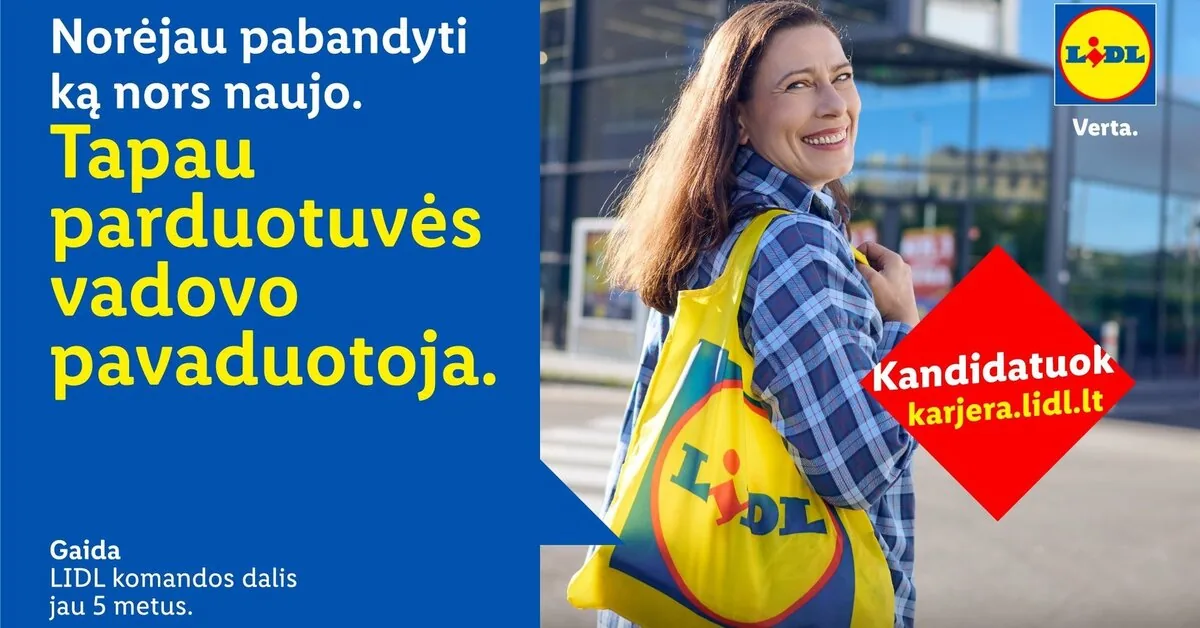 A new „Lidl“ campaign „Unexpectedly Created Career“ starts: invites to join the team