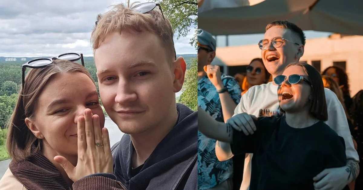 Actress Monika Survilaitė and her beloved Ailand got engaged: "Who proposes when I have a sandwich in my hand?"