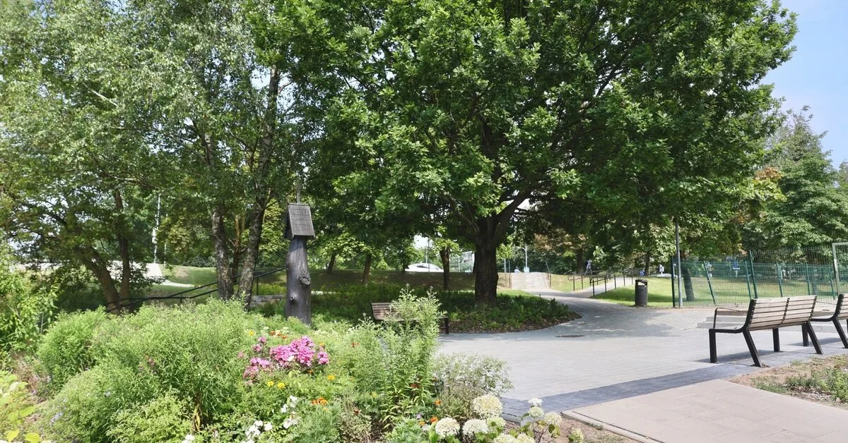 Park renovated in Šeškinė