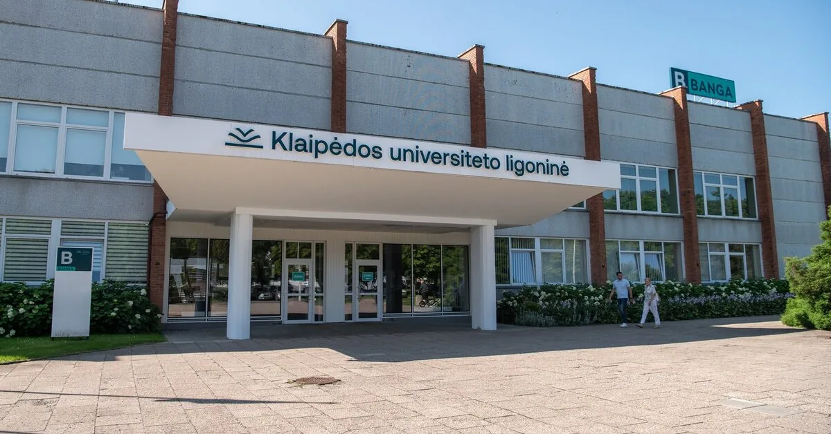 Klaipėda University Hospital is still in trouble, administration goes on unpaid leave