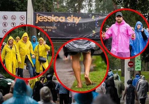 Fans gather for the second Jessica Shy concert