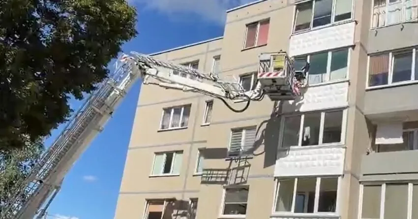 One step away from a dramatic climax: all services rushed to the woman from Kėdainiai