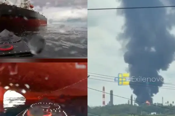 "Thank you for the accuracy!": Zelensky shares footage of attacks on the ship and oil refinery