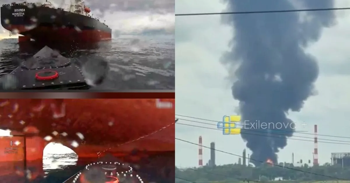 "Thank you for the accuracy!": Zelensky shares footage of attacks on the ship and oil refinery