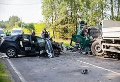 Accident near Nemenčinė