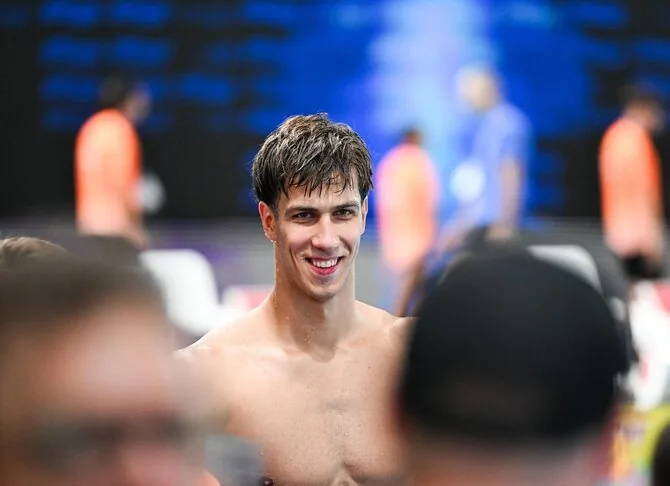 LTU Aquatics/Dariaus Kibirkščio nuotr./Tomas Navikonis Europos plaukimo čempionate pagerino Lietuvos rekordą 100 m laisvuoju stiliumi rungtyje.