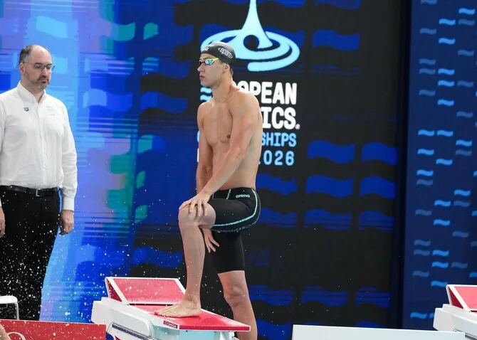 LTU Aquatics/Dariaus Kibirkščio nuotr./Tomas Navikonis iškovojo sidabrą.
