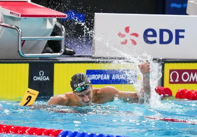 LTU Aquatics/Dariaus Kibirkščio nuotr./Tomas Navikonis iškovojo sidabrą.