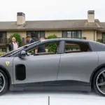 The first "Ferrari" electric car sold at auction for a record amount