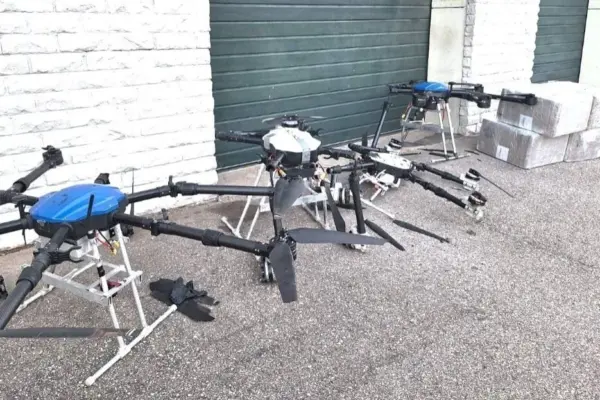 Skillful border guards' "shots": in just a few minutes – four smugglers' drones