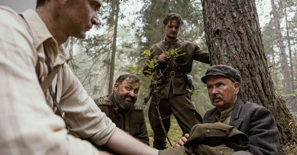 Filming begins for Emilis Vėlyvis's movie "Catch the Hawk," starring a famous actor as the legendary partisan