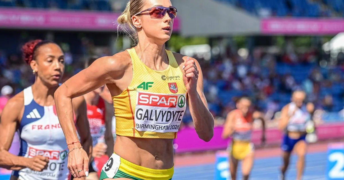 Galvydytė, who sprinted excellently at the end of the race, is fourth in Europe