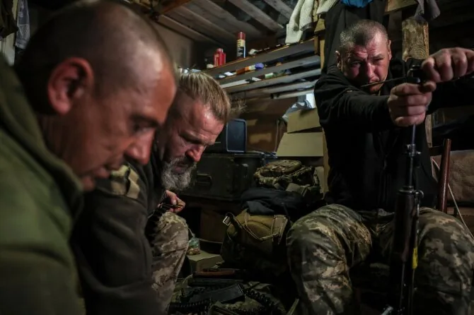 „Reuters“/„Scanpix“/Ukrainian soldier Serhij Krynyckis