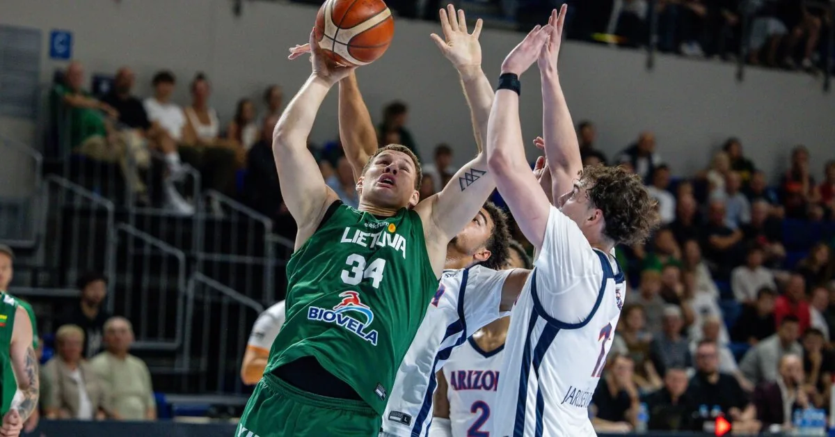 LeBron's son was not scared: Lithuania's reserve team tamed Arizona students