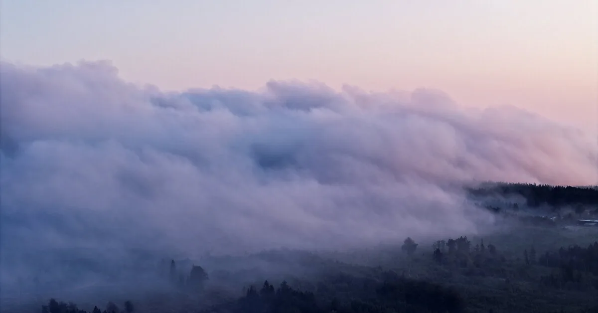 In a German border town, some residents are urged to evacuate due to a forest fire in Belgium