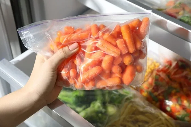 Shutterstock photo/Frozen carrots