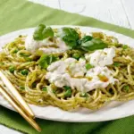 Danguolė's pasta with burrata and pesto sauce – a quick dinner reminiscent of Italy