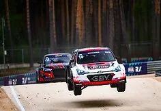 Rokas Baciuška in the FIA European Rallycross Championship