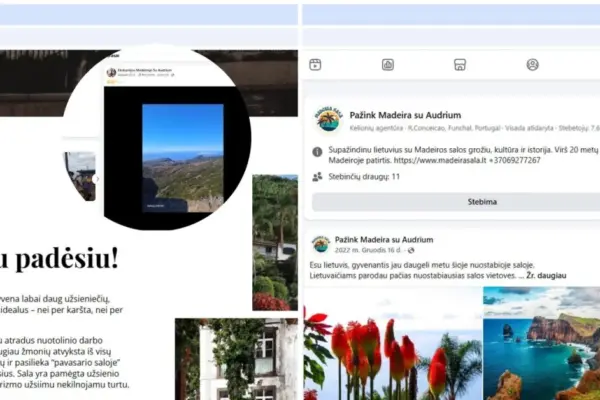 Dream vacation in Madeira turned into a nightmare: compatriot guide accused of cheating dozens of Lithuanians