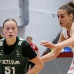 The U-16 national team closed the European Championship with a victory and Grunkytė's triple double