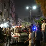Two people died and 13 were injured in a minibus explosion near the Syrian capital