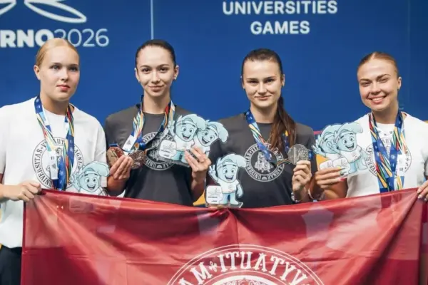 The finish of the University Students' Games: VDU – among the top four European universities