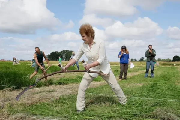 In the Mower Championship in Šilutė, a woman from Vilnius unexpectedly triumphed
