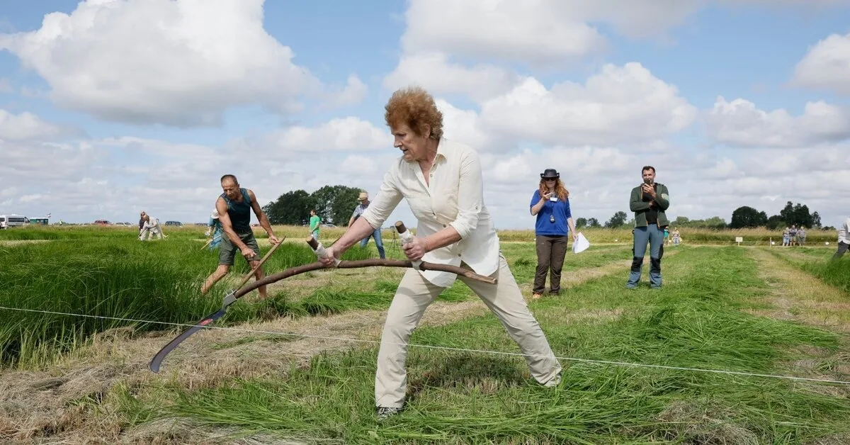 In the Mower Championship in Šilutė, a woman from Vilnius unexpectedly triumphed