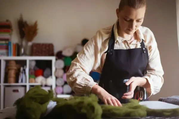 Felt master Monika Drobulytė: "I couldn't afford felt slippers, so I started making them myself"