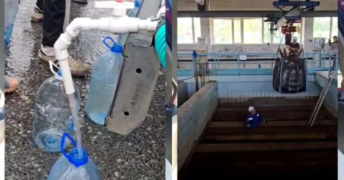 Russians complained about water smelling like sewage – threatened to shut it off completely