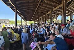 An open Lithuanian show jumping championship is taking place in Alytus district