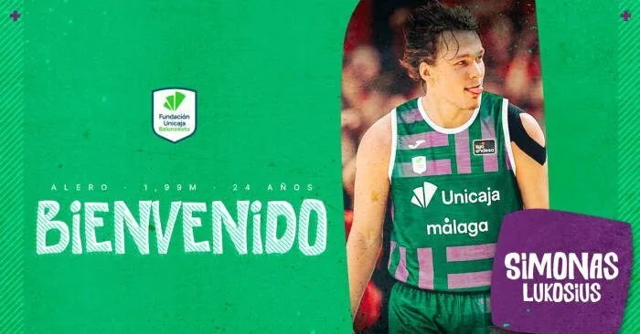 „Unicaja“ officially presented the contract with Simonas Lukošius