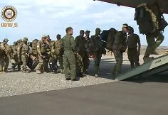 Fighters sent to the war from Grozny