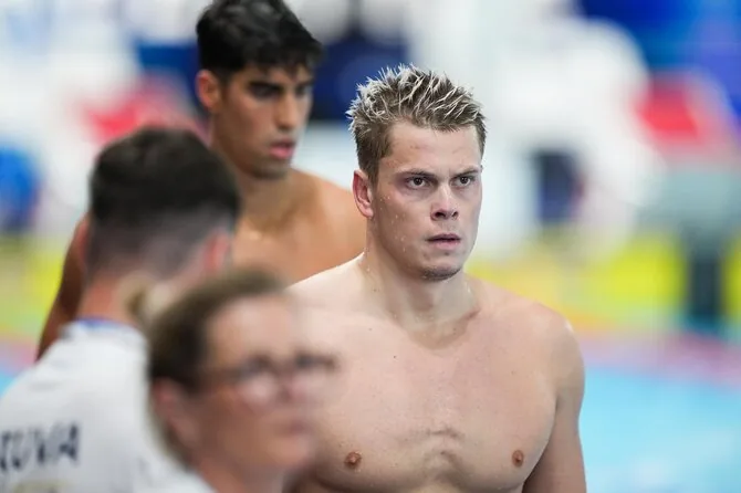 LTU Aquatics/Dariaus Kibirkščio nuotr./Europos plaukimo čempionato akimirka. Danas Rapšys