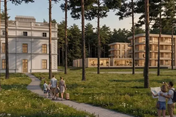 Near the most famous resort street and historic villa – new apartments